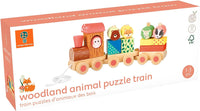 Orange Treee Toys - Woodland Animal Puzzle Train