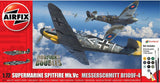 Airfix Starter Set - 1:72 Supermarine Spitfire Mk.Vc Messerschmitt Bf109F-4