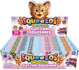 Squeezos Mini Glitter Cat Paw Squishies