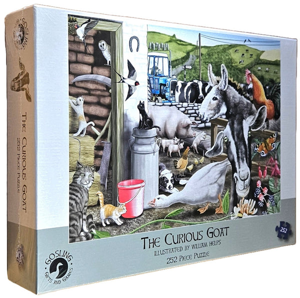 Gosling - Curious Goat 252 Piece Puzzle