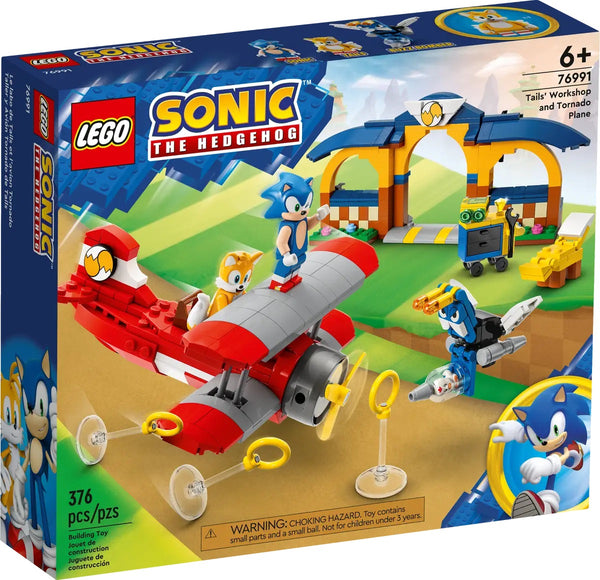 LEGO ® 76991 Tails' Workshop and Tornado Plane