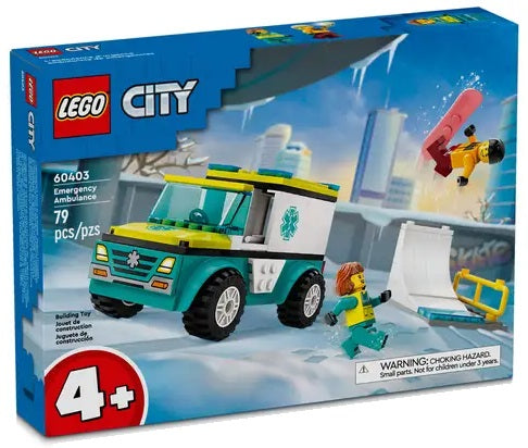LEGO ® 60403 Emergency Ambulance and Snowboarder