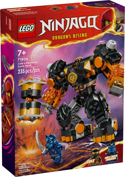 LEGO ® 71806 Cole's Elemental Earth Mech