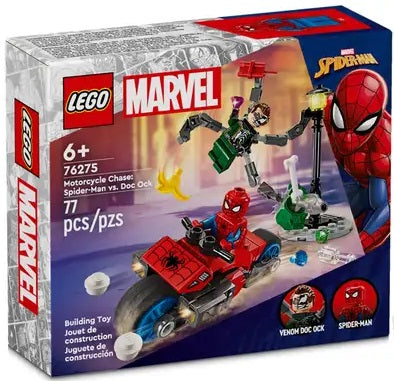 LEGO ® 76275 Motorcycle Chase: Spider-Man vs. Doc Ock