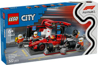 LEGO ® 60443 F1® Pit Stop & Pit Crew with Ferrari Car