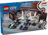 LEGO ® 60444 F1® Garage & Mercedes-AMG & Alpine Cars