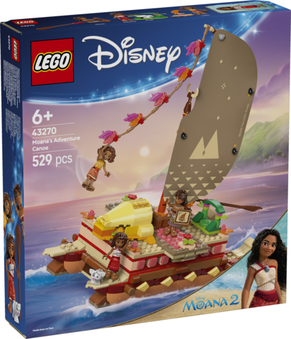 LEGO ® 43270 Moana's Adventure Canoe