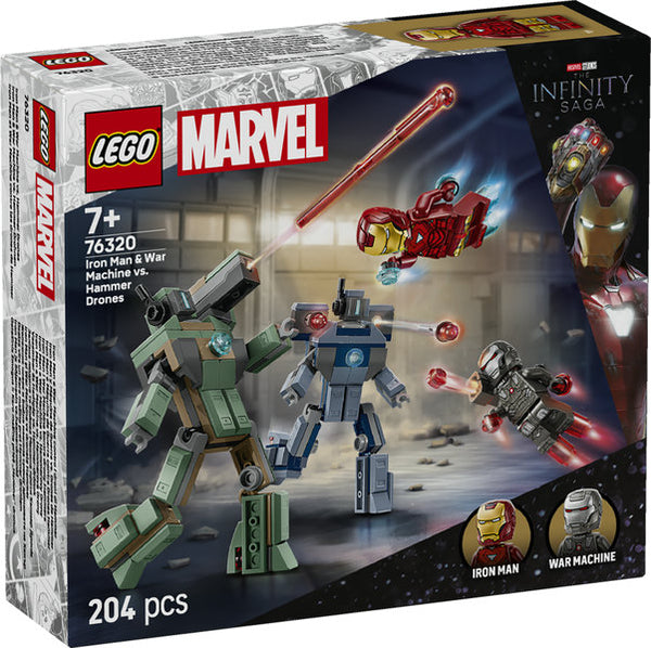 LEGO ® 76320 Iron Man & War Machine vs. Hammer Drones