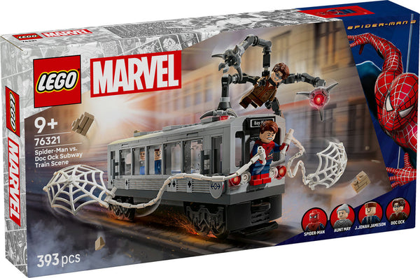 LEGO ® 76321 Spider-Man vs. Doc Ock Subway Train Scene