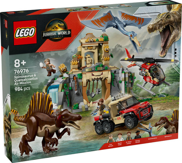 LEGO ® 76976 Spinosaurus & Quetzalcoatlus Air Mission