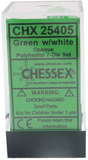 Chessex 25405 Dice Opaque Polyhedral 7 Dice Set - Green