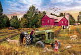 Eurographics -  Vintage Tractor Shaped Tin - 550p Puzzle