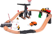 Tooky Toys - Construction Yard Train Set