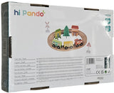 Hi Pando - Wooden Train Set - Town