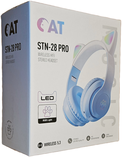 Wireless Cat Ears Headset STN-28 PRO