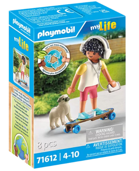 Playmobil 71612 Skateboarder with Dog