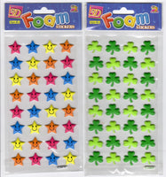 Sticker Sheet - 3D Foam Stickers
