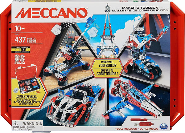 Meccano 23201 Maker's Toolbox Set