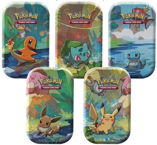 Pokémon Kanto Friends Mini Tin