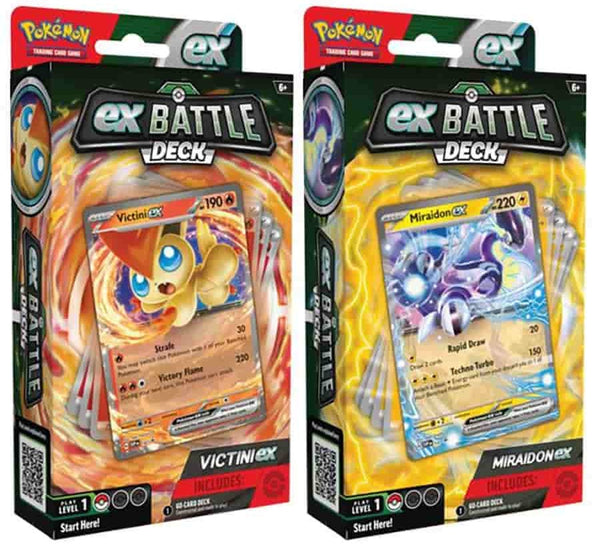 Pokémon Ex Battle Deck - Miraidon Ex or Victini Ex