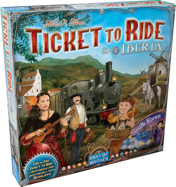 Ticket to Ride Map Collection: Volume 8 – Iberia & South Korea