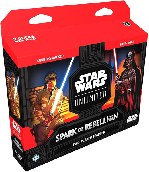 Star Wars: Unlimited - Spark of Rebellion - Two-Player Starter (Luke  Vs Vader)