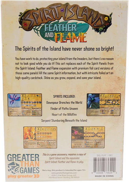 Spirit Island: Feather & Flame Foil Panels