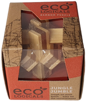 ECO Logicals Brainteaser Bamboo Puzzle - Jungle Jumble