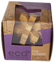 ECO Logicals Brainteaser Bamboo Puzzle - The Flower