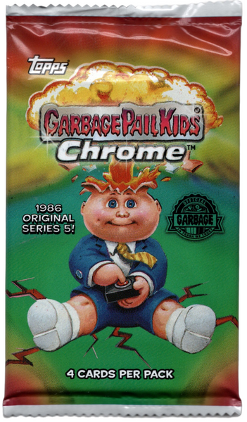 Topps - Garbage Pail Kids Chrome: 1986 Original Series 5 Booster Pack