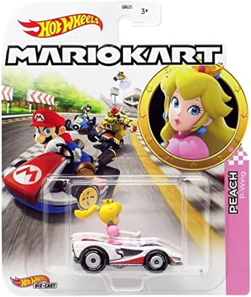 Hot Wheels Mario Kart Single Car: Princess Peach