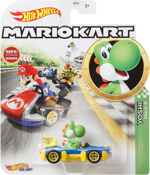 Hot Wheels Mario Kart Single Car: Yoshi