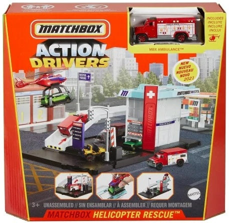 Matchbox Action Drivers Helicopter Rescue