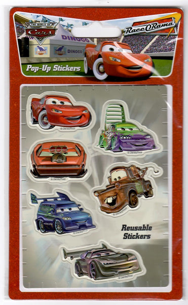 Sticker Sheet - Disney Cars - Race ORama