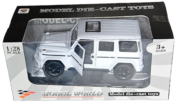 1:28 Model World Pull Back Die Cast Jeep