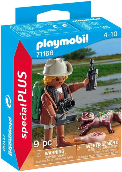 Playmobil 71168 Special Plus Researcher with young caiman