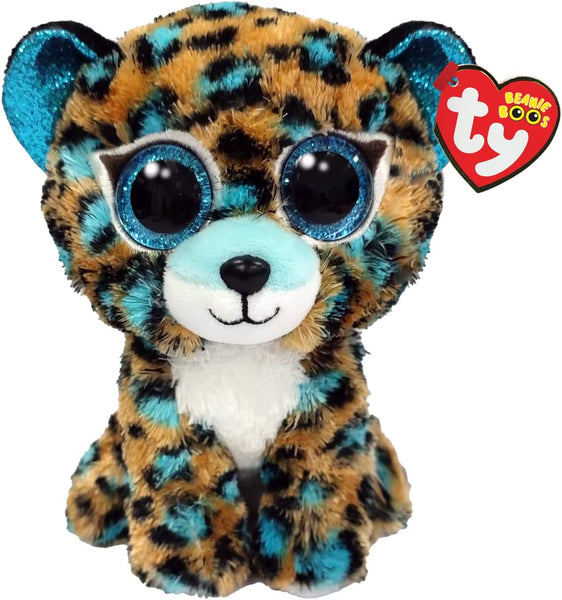 TY Cobalt Leopard Cat - Beanie Boos