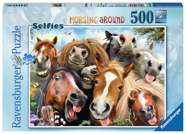Ravensburger 14695 Selfies No.1, Horsing Around 500p Puzzle