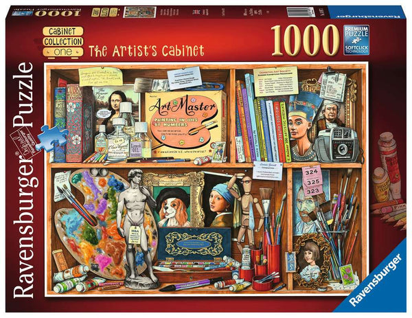 Ravensburger 14997 The Artist's Cabinet 1000p Puzzle