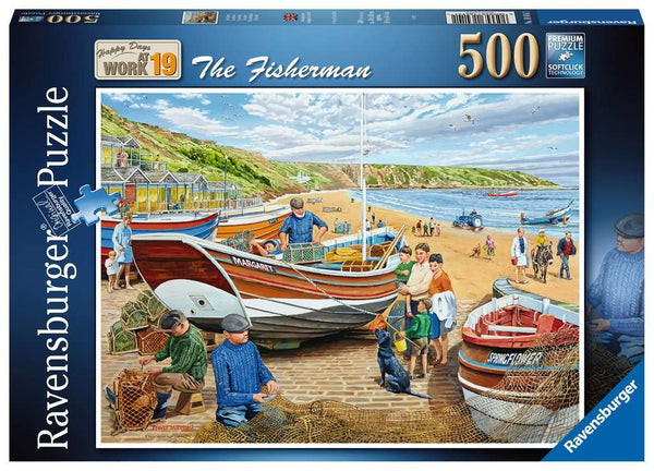 Ravensburger 16414 Happy Days at Work, The Fisherman 500p Puzzle