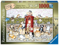 Ravensburger 16417 Crazy Cats - Lost in the Post 1000p Puzzle