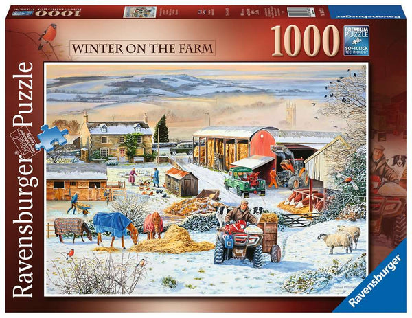 Ravensburger 16478 Winter on the Farm  1000p Puzzle
