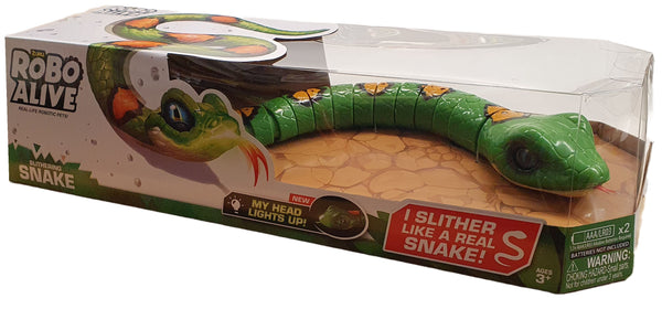 Robo Alive - Green Slithering Snake