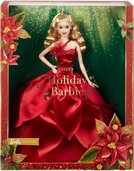Barbie HBY03 Barbie Collectors 2022 Holiday Doll with Evening Gown