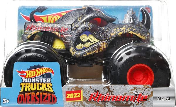 Monster Jam Official Monster Truck - Die-Cast Vehicle -  1:24 Scale - Rhinomite
