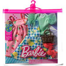 Barbie Fashion Accessories - Barbie Outfit Flower and Sherry Dresses