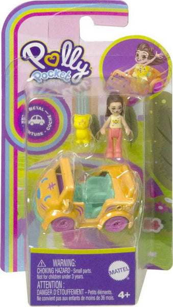 Polly Pocket HKV60 Doll & Vehicle - Cat Car