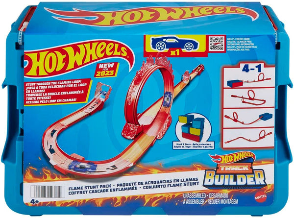 Hot Wheels - Track Builder - Flame Stunt Pack