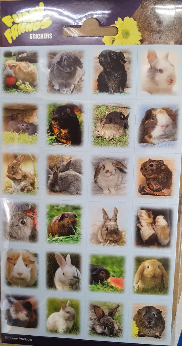 Sticker Sheet - Furry friends – Happy Go Lucky