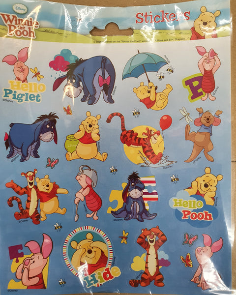 Sticker Sheet - Winnie the Pooh